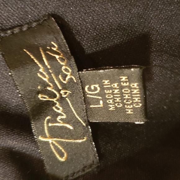 THALIA SODI, Sleeveless dress  Black, laced front, Size L, V-Neck - Picture 8 of 10